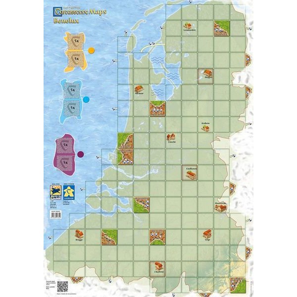 Carcassonne Maps - Benelux - Brettspiel-Zubeh&ouml;r