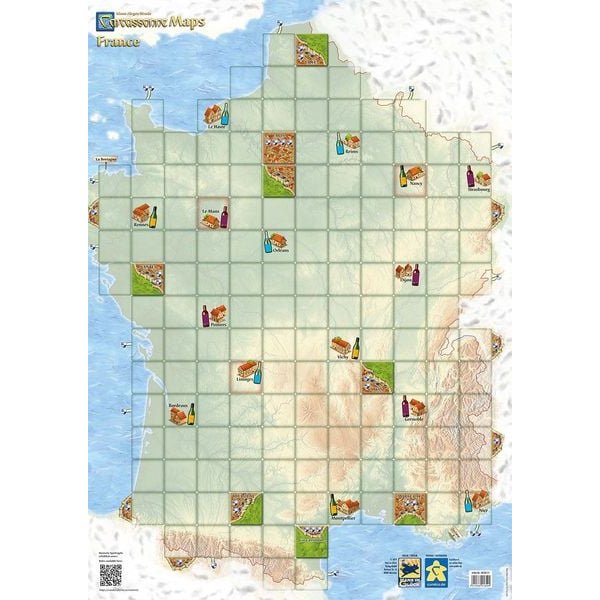 Carcassonne Maps - Frankreich - Brettspiel-Zubeh&ouml;r
