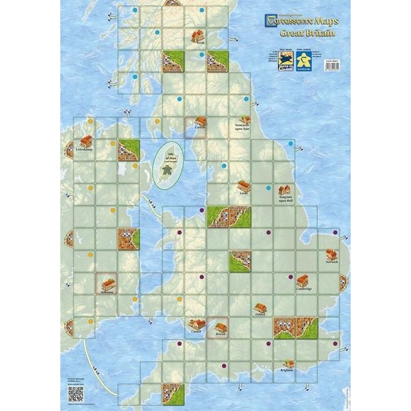 Carcassonne Maps - Great Britain - Brettspiel-Zubeh&ouml;r