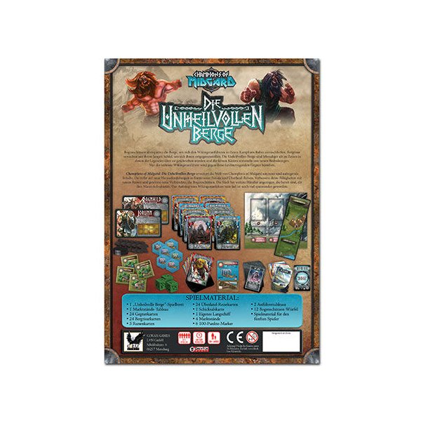 Champions of Midgard - Die unheilvollen Berge - Brettspiel-Erweiterung