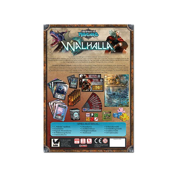 Champions of Midgard - Walhalla - Brettspiel-Erweiterung