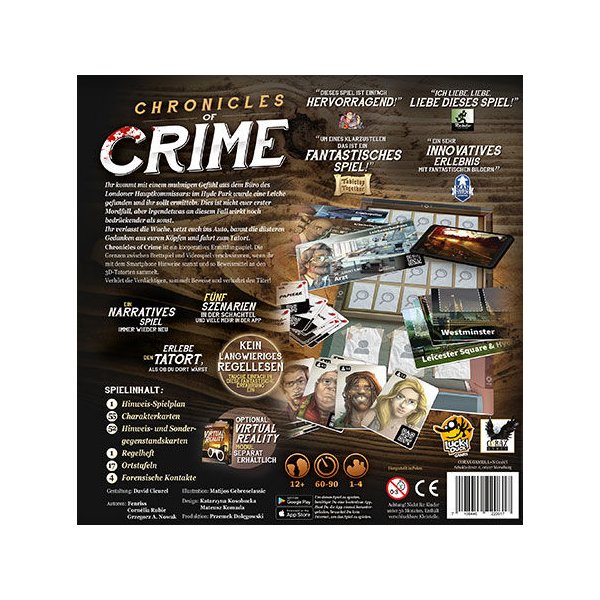 Chronicles of Crime - Denkspiel