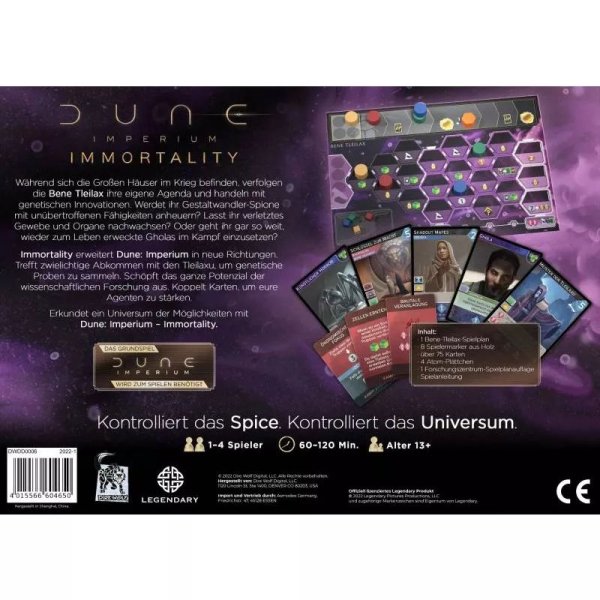 Dune Imperium - Immortality - Brettspiel-Erweiterung