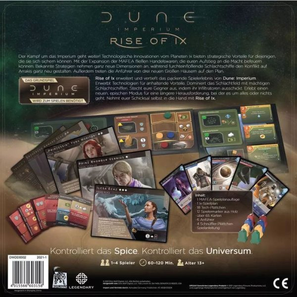 Dune Imperium - Rise of Ix - Brettspiel-Erweiterung