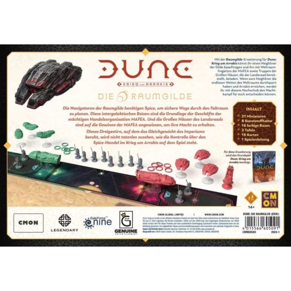 Dune Krieg um Arrakis - Die Raumgilde - Brettspiel-Erweiterung