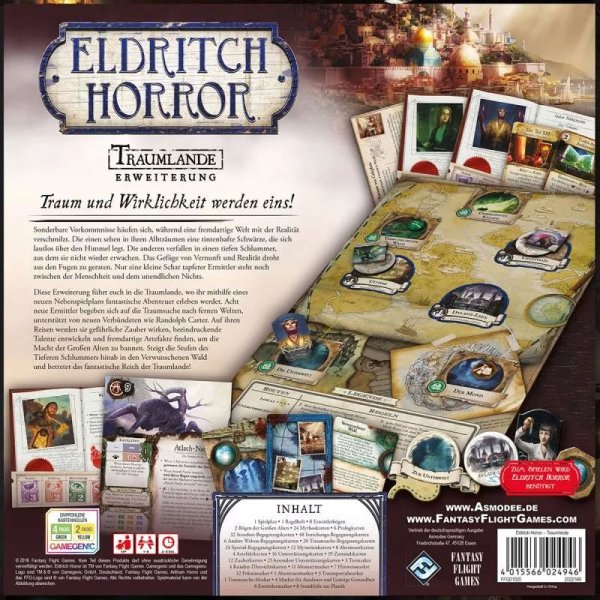 Eldritch Horror - Traumlande - Brettspiel-Erweiterung