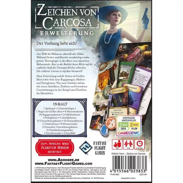 Eldritch Horror - Zeichen von Carcosa - Brettspiel-Erweiterung