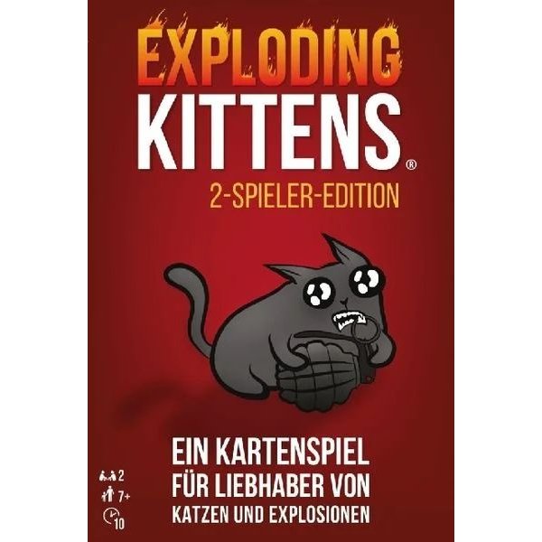 Exploding Kittens 2-Spieler-Edition - Kartenspiel