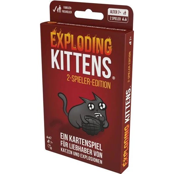 Exploding Kittens 2-Spieler-Edition - Kartenspiel