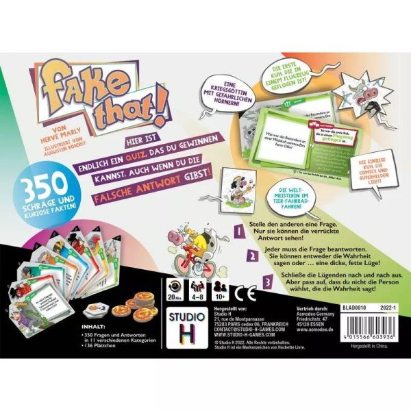 Fake that! - Brettspiel