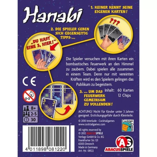Hanabi - Kartenspiel