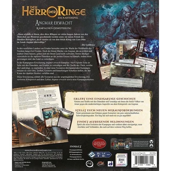 Herr der Ringe Das Kartenspiel - Angmar erwacht (Kampagnen-Erweiterung) - Kartenspiel-Erweiterung