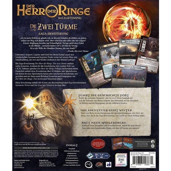Herr der Ringe Das Kartenspiel - Die Zwei T&uuml;rme - Kartenspiel-Erweiterung
