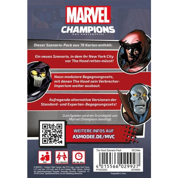 Marvel Champions Das Kartenspiel - The Hood - Kartenspiel-Erweiterung