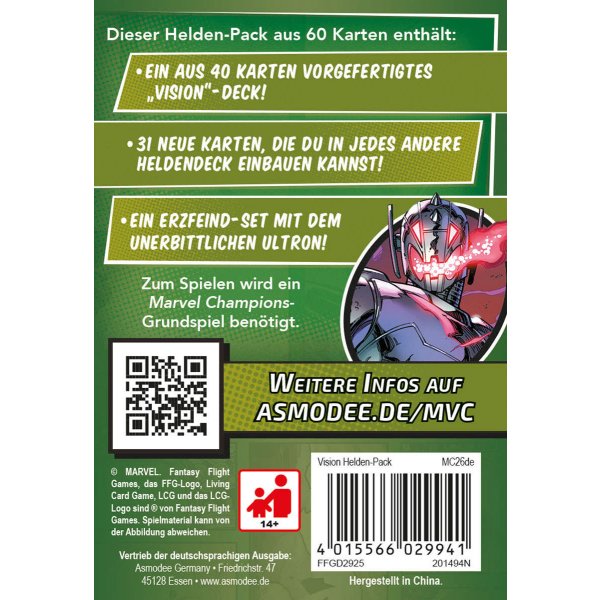 Marvel Champions Das Kartenspiel - Vision - Kartenspiel-Erweiterung