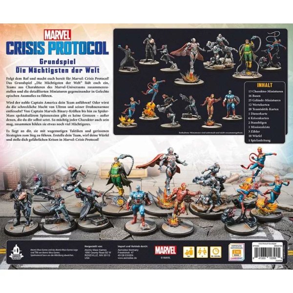 Marvel Crisis Protocol Die M&auml;chtigsten der Welt - Brettspiel
