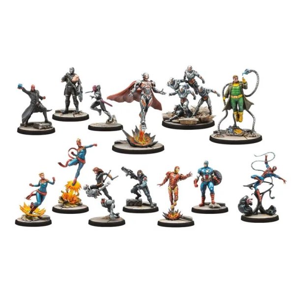 Marvel Crisis Protocol Die M&auml;chtigsten der Welt - Brettspiel