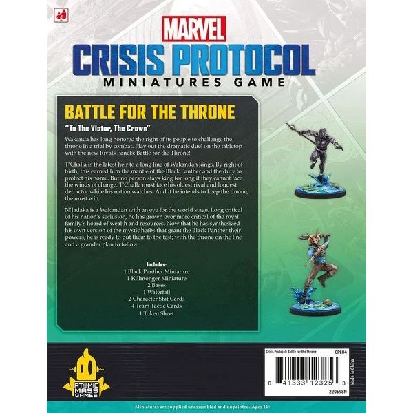 Marvel Crisis Protocol - Battle for the Throne (Kampf um den Thron) - Brettspiel-Erweiterung