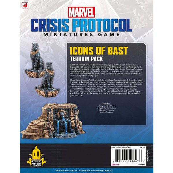 Marvel Crisis Protocol - Icons of Bast (Ikonen von Bast) - Brettspiel-Erweiterung