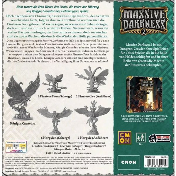 Massive Darkness 2 - Feenvolk - Brettspiel-Erweiterung