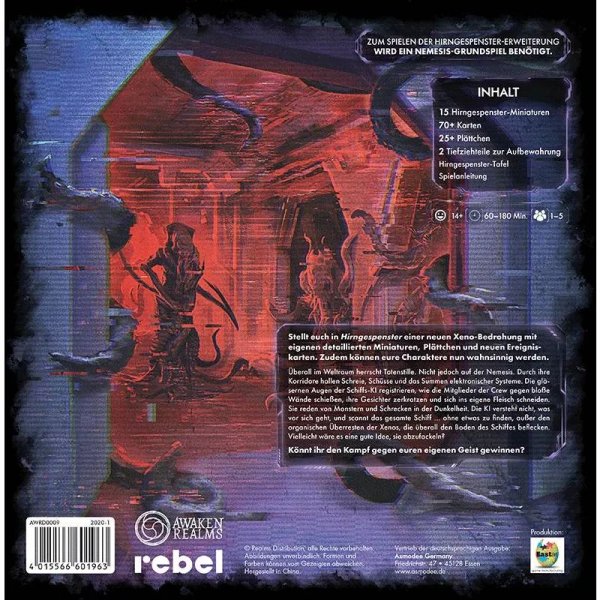 Nemesis - Hirngespenster - Brettspiel-Erweiterung