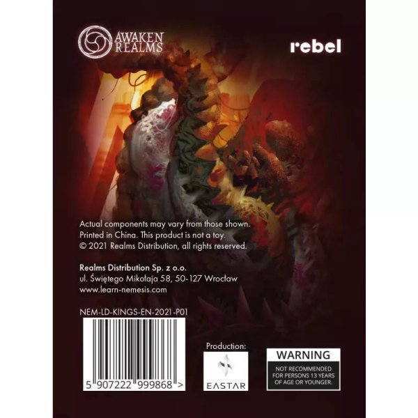 Nemesis Lockdown - Kings - Brettspiel-Erweiterung