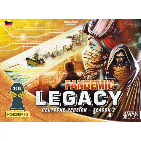 Pandemic Legacy Season 2 (Gelb) - Brettspiel