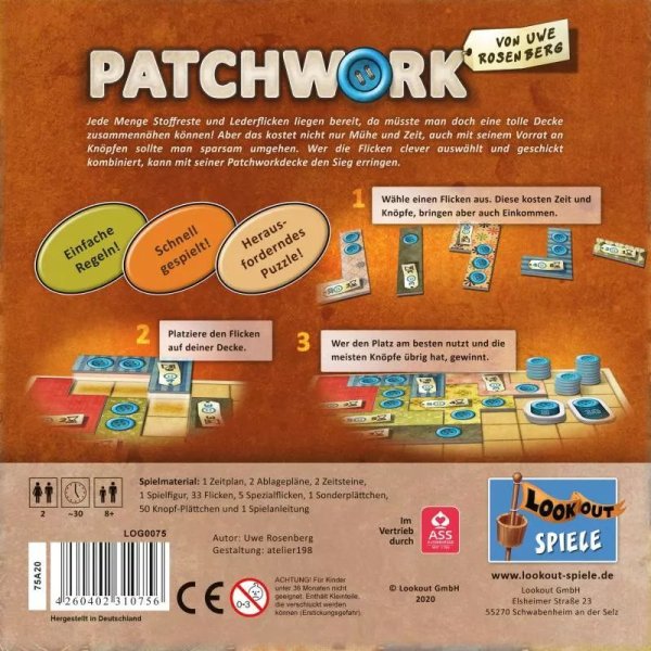 Patchwork - Brettspiel