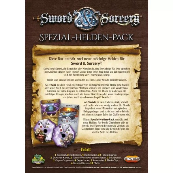 Sword &amp; Sorcery - Sigrid Sigurd - Brettspiel-Erweiterung