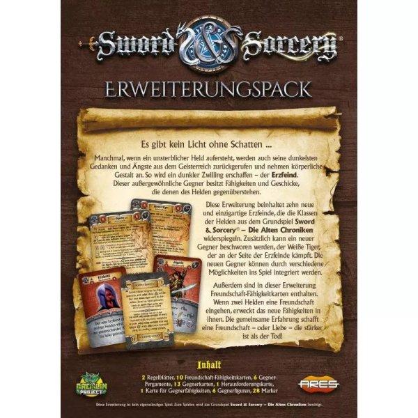 Sword &amp; Sorcery Die Alten Chroniken - Erzfeinde - Brettspiel-Erweiterung