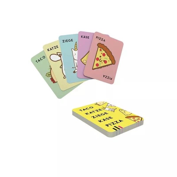 Taco Katze Ziege K&auml;se Pizza - Kartenspiel