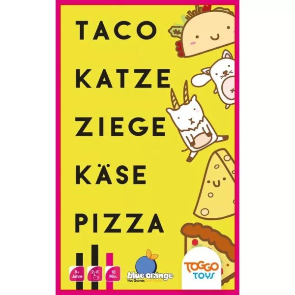 Taco Katze Ziege K&auml;se Pizza - Kartenspiel