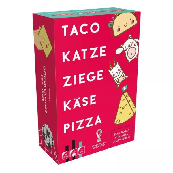 Taco Katze Ziege K&auml;se Pizza (FIFA-Edition) - Kartenspiel
