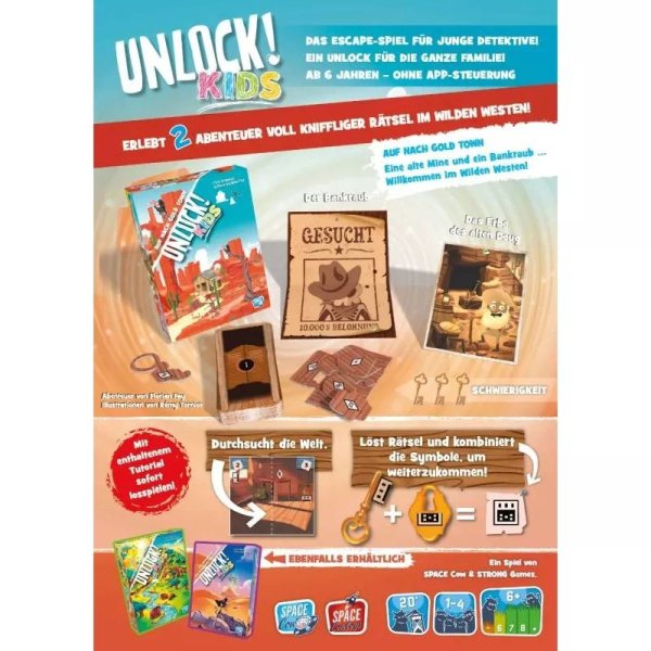 Unlock! Kids Auf nach Gold Town - Denkspiel