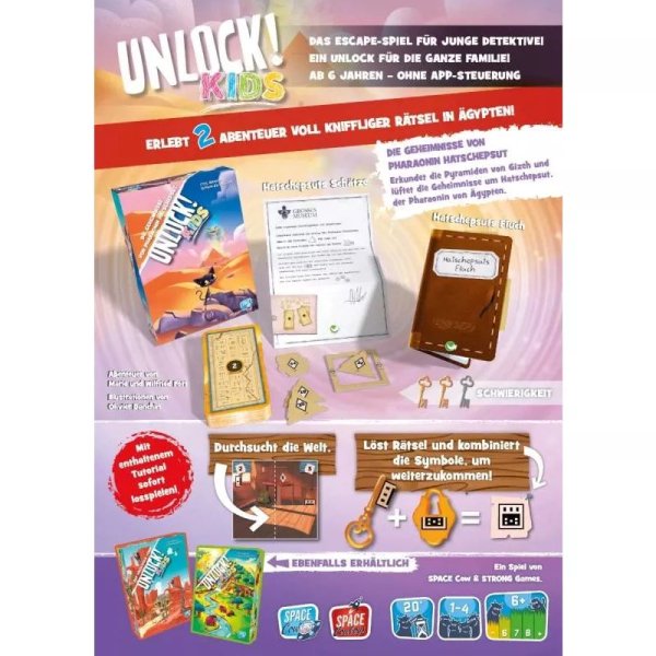 Unlock! Kids Die Geheimnisse von Pharaonin Hatschepsut - Denkspiel
