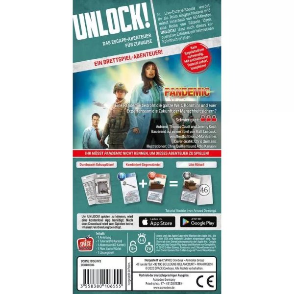 Unlock! Pandemic - Denkspiel