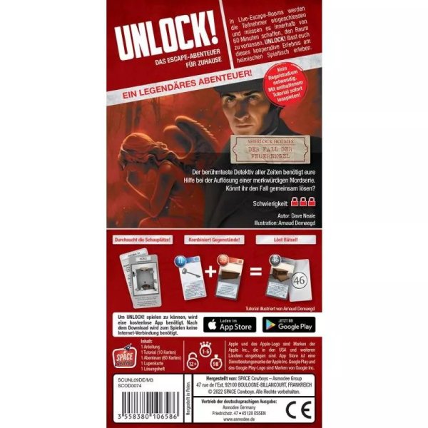 Unlock! Sherlock Holmes Der Fall der Feuerengel - Denkspiel