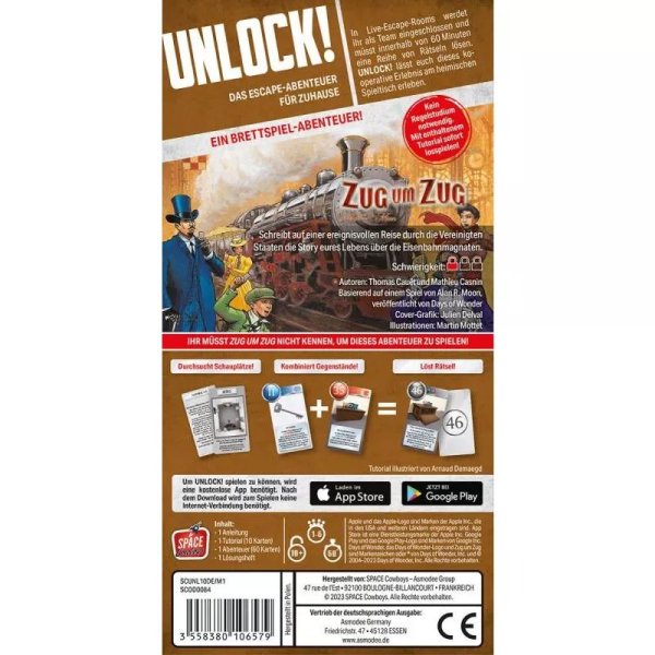 Unlock! Zug um Zug - Denkspiel