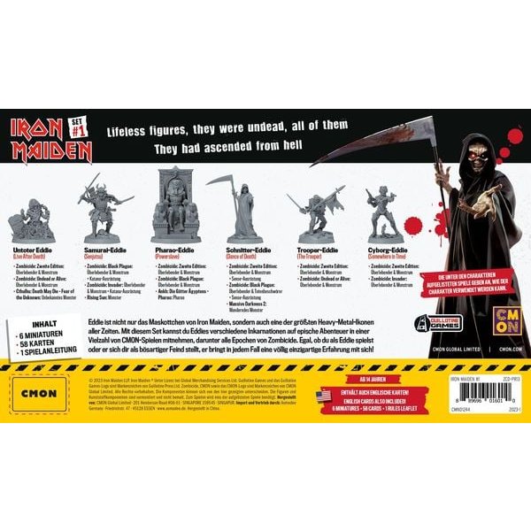 Zombicide - Iron Maiden Set #1 - Brettspiel-Erweiterung
