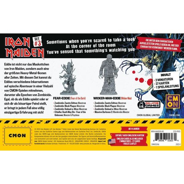 Zombicide - Iron Maiden Set #3 - Brettspiel-Erweiterung