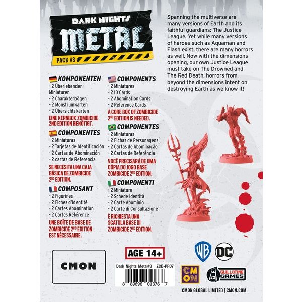 Zombicide 2. Edition - Dark Nights Metal Pack #3 - Brettspiel-Erweiterung