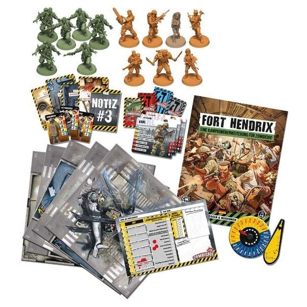 Zombicide 2. Edition - Fort Hendrix - Brettspiel-Erweiterung