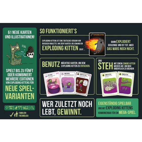 Zombie Kittens - Kartenspiel