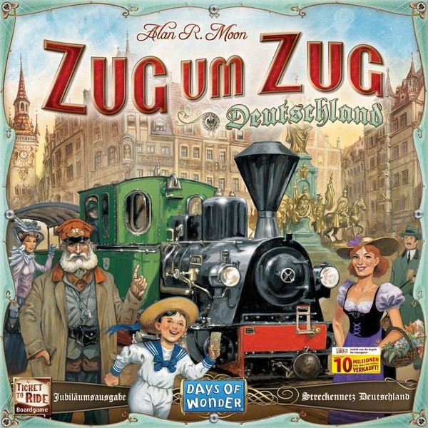 Zug um Zug Deutschland (Neuauflage inkl. "Deutschland 1902") - Brettspiel