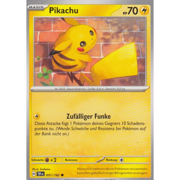 Pikachu 051/162