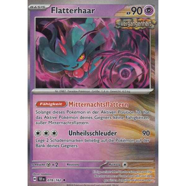 Flatterhaar 078/162 Holo