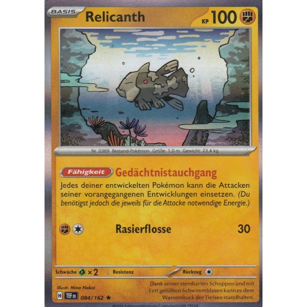 Relicanth 084/162 Holo