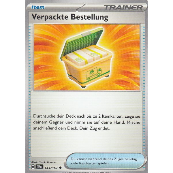 Verpackte Bestellung 143/162