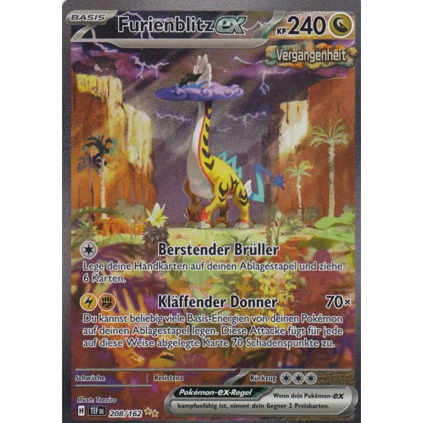 Furienblitz-ex 208/162 Special Illustration Rare