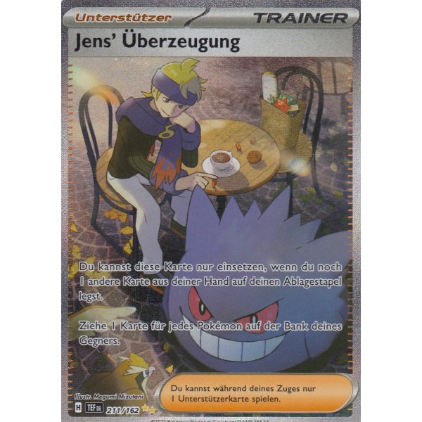 Jens&rsquo; &Uuml;berzeugung 211/162 Special Illustration Rare